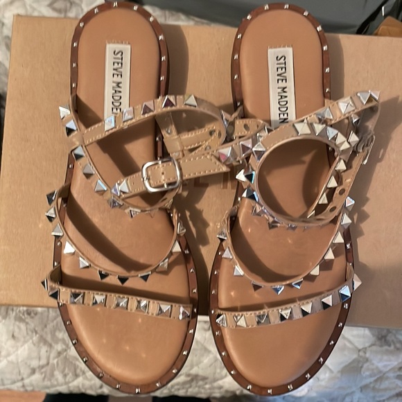 Steven madden travel sandal in tan - Picture 3 of 10